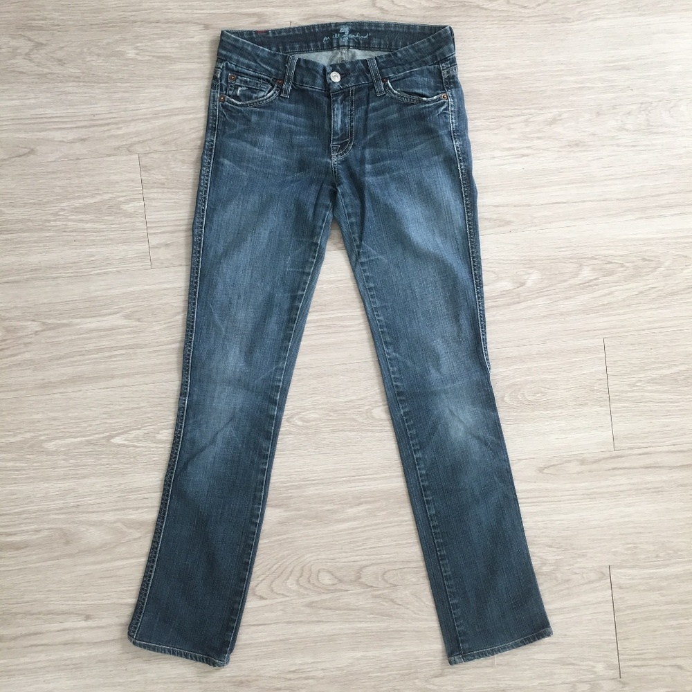 7 For All Mankind Kate Jeans Straight Skinny 26